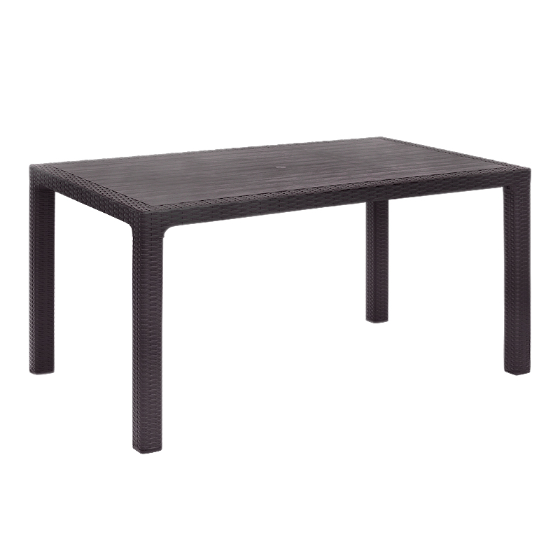 Τραπέζι πολυπροπυλενίου Kalan Megapap χρώμα καφέ 150x90x75εκ. Τραπέζι πολυπροπυλενίου Kalan Megapap χρώμα καφέ 150x90x75εκ.