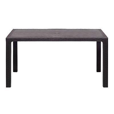 Τραπέζι πολυπροπυλενίου Kalan Megapap χρώμα καφέ 150x90x75εκ. Τραπέζι πολυπροπυλενίου Kalan Megapap χρώμα καφέ 150x90x75εκ.