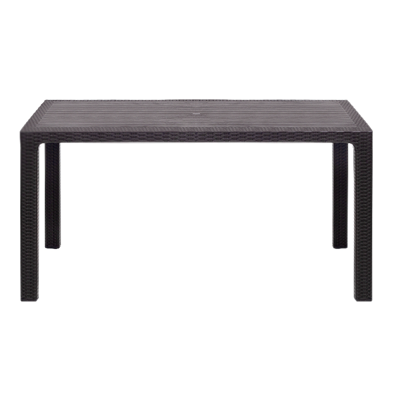 Τραπέζι πολυπροπυλενίου Kalan Megapap χρώμα καφέ 150x90x75εκ. Τραπέζι πολυπροπυλενίου Kalan Megapap χρώμα καφέ 150x90x75εκ.