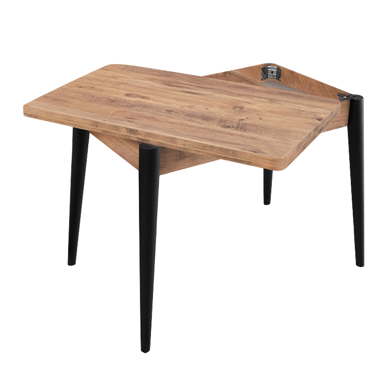 Τραπέζι Dolunay Megapap επεκτεινόμενο χρώμα atlantic pine - μαύρο 100x60(120x100)x79,5εκ. Τραπέζι Dolunay Megapap επεκτεινόμενο χρώμα atlantic pine - μαύρο 100x60(120x100)x79,5εκ.