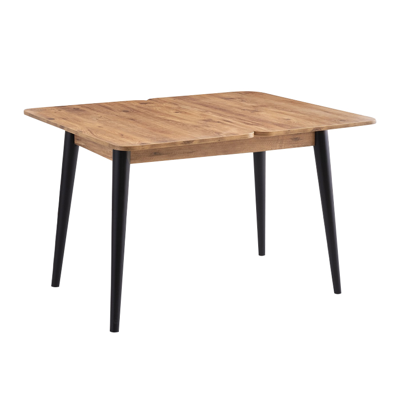 Τραπέζι Dolunay Megapap επεκτεινόμενο χρώμα atlantic pine - μαύρο 100x60(120x100)x79,5εκ. Τραπέζι Dolunay Megapap επεκτεινόμενο χρώμα atlantic pine - μαύρο 100x60(120x100)x79,5εκ.