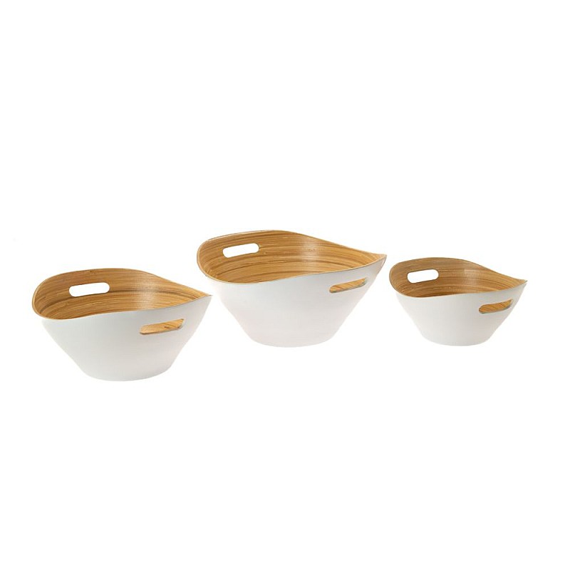 BAMBOO ΛΕΥΚΑ ΜΠΩΛ Σ 3 35x30x16EK 30x25x13EK 25x21x12EK BAMBOO ΛΕΥΚΑ ΜΠΩΛ Σ 3 35x30x16EK 30x25x13EK 25x21x12EK