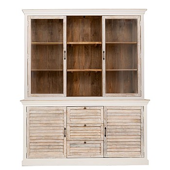 ΛΕΥΚΗ ΠΑΛΑΙΩΜΕΝΗ ΒΙΒΛΙΟΘΗΚΗ 180x45x220ΕΚ