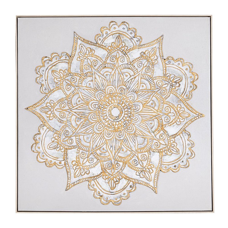 MANDALA ΕΛΑΙΟΓΡΑΦΙΑ 100x100ΕΚ ΜΕ ΣΑΜΠΑΝΙ ΚΟΡΝΙΖΑ ΣΕ ΚΑΜΒΑ MANDALA ΕΛΑΙΟΓΡΑΦΙΑ 100x100ΕΚ ΜΕ ΣΑΜΠΑΝΙ ΚΟΡΝΙΖΑ ΣΕ ΚΑΜΒΑ
