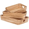 ΣΕΤ 3 ΞΥΛΙΝΟΙ ΟΡΘΟΓΩΝΙΟΙ ΔΙΣΚΟΙ 41x28x8 36x25x8 32x21x8ΕΚ